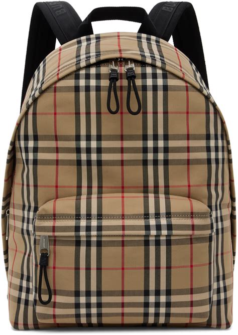 burberry banbi backpack|Burberry backpack vintage check.